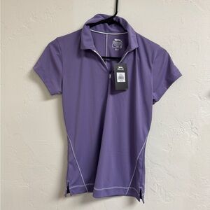 Slazenger Purple Polo Short Sleeve